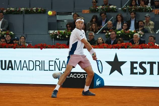 Casper Ruud (NOR), MAY 2, 2025 - Tennis : Casper Ruud during singles Semi-final match against Francisco Cerundolo on the ATP, Tennis Herren tour Masters 1000 tournaments Mutua Madrid Open tennis tournament at the Caja Magica in Madrid, Spain. Noxthirdxpartyxsales  (289315504)