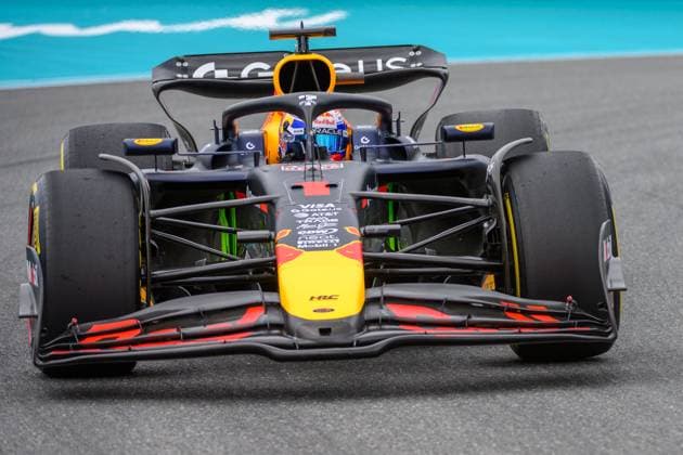 2nd May 2025; Miami International Autodrome, Miami, Florida, USA; Formula 1 Crypto.com Miami Grand Prix 2025; Free Practice Day; Max Verstappen of the Netherlands driving the number 1 Oracle Red Bull Racing car during the first practice session.  ActionPlus12780854 DouglasxMurray
