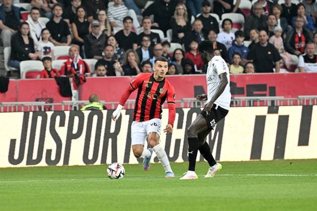 OGC Nice v Stade de Reims - Ligue 1 McDonald s 2024 2025 19 Badredine BOUANANI (ogcn) during the Ligue 1 McDonald s match between Nice and Reims on May 2, 2025 in Nice, France. Nice France  Copyright: xFEPx 776314088