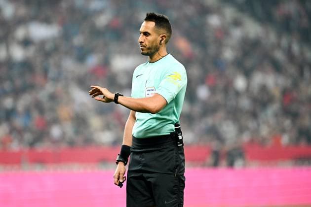 OGC Nice v Stade de Reims - Ligue 1 McDonald s 2024 2025 Abdelatif KHERRADJI (ARBITRE) during the Ligue 1 McDonald s match between Nice and Reims on May 2, 2025 in Nice, France. Nice France  Copyright: xFEPx 776314088