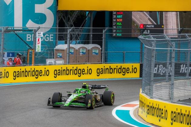 Gabriel Bortoleto (Stake F1 Team Kick Sauber, Brasilien, 05) USA, Formel 1 Weltmeisterschaft, Crypto.com Miami Grand Prix, Miami International Autodrome, Saison 2025, 02.05.2025 USA, Formel 1 Weltmeisterschaft, Crypto.com Miami Grand Prix, Miami International Autodrome, Saison 2025, 02.05.2025 Miami Copyright: xEibner-Pressefoto MaëvaxBurillox EP_MBO