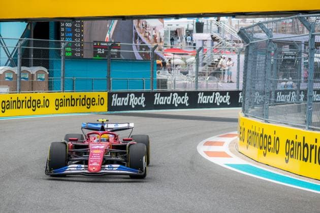 Lewis Hamilton (Scuderia Ferrari HP, Großbritannien, 44) USA, Formel 1 Weltmeisterschaft, Crypto.com Miami Grand Prix, Miami International Autodrome, Saison 2025, 02.05.2025 USA, Formel 1 Weltmeisterschaft, Crypto.com Miami Grand Prix, Miami International Autodrome, Saison 2025, 02.05.2025 Miami Copyright: xEibner-Pressefoto MaëvaxBurillox EP_MBO