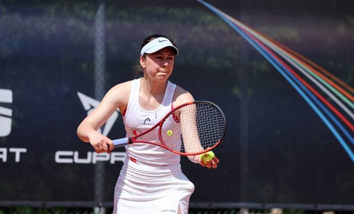 02.05.25 TEC Waldau - LTTC Rot-Weiß Berlin Deutschland, Stuttgart, 03.05.2024, Tennis, Damen Bundesliga, TEC Waldau - LTTC Rot-Weiß Berlin: Anica Stabel (LTTC Rot-Weiß Berlin).