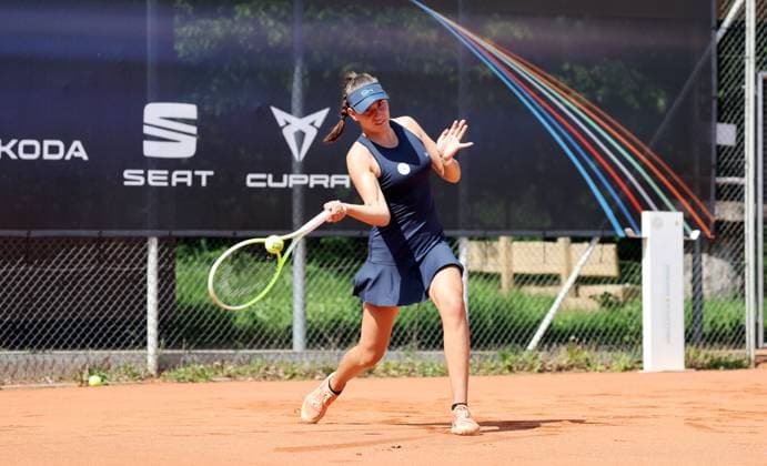 02.05.25 TEC Waldau - LTTC Rot-Weiß Berlin Deutschland, Stuttgart, 03.05.2024, Tennis, Damen Bundesliga, TEC Waldau - LTTC Rot-Weiß Berlin: Victoria Pohle (TEC Waldau).