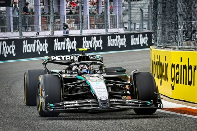 Andrea Kimi Antonelli (ITA) - Mercedes-AMG PETRONAS F1 Team - Mercedes W16 - Mercedes E Performance during Formula 1 Crypto.com Miami Grand Prix 2025 at Miami International Autodrome in Florida, USA, on May 1st-4th. Alessio De Marco Avens-Images.com  Copyright: xAlessioxDexMarco IPAxSportx xipa-agency.netx xx IPA_57180660 IPA_Agency_IPA57180660