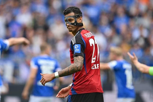Fussball I Herren I Saison 2024-2025 I 2. Bundesliga I 32. Spieltag I SV Darmstadt 98 - Hamburger SV I 03.05.2025 Davie Selke (27, Hamburger SV) Freisteller Darmstadt Böllenfalltor Hessen Deutschland