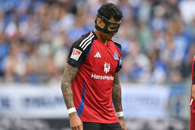 Fussball I Herren I Saison 2024-2025 I 2. Bundesliga I 32. Spieltag I SV Darmstadt 98 - Hamburger SV I 03.05.2025 Davie Selke (27, Hamburger SV) Freisteller Darmstadt Böllenfalltor Hessen Deutschland