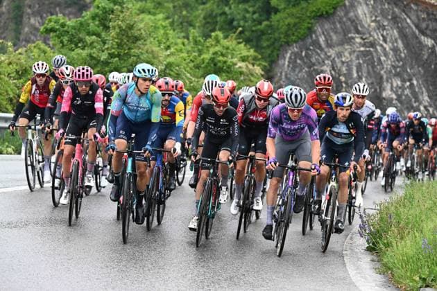 Sport Themen der Woche KW18 Sport Bilder des Tages 03-05-2025 Tour De Romandie; Tappa 04 Sion - Thyon 2000; 2025, Jayco - Alula; 2025, Arkea - Beb Hotel; Jensen, Christopher Juul; Rodriguez Martin, Cristian; Anzere; 