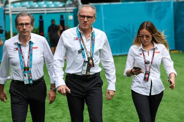 CEO Formel 1, Stefano Domenicali, Grosser Preis von Miami, Motorsport, Herren, Formel 1, Sprint, 03.05.2025 Miami Florida USA