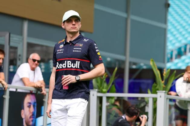 Max Verstappen (Oracle Red Bull Racing) im Paddock, Grosser Preis von Miami, Motorsport, Herren, Formel 1, Sprint, 03.05.2025 Miami Florida USA