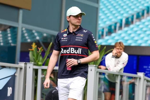 Max Verstappen (Oracle Red Bull Racing) im Paddock, Grosser Preis von Miami, Motorsport, Herren, Formel 1, Sprint, 03.05.2025 Miami Florida USA