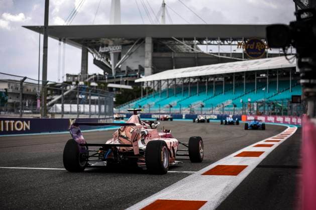 AUTO - F1 ACADEMY 2025 - MIAMI 22 NOBELS Aurelia (bra), ART Grand Prix, Tatuus F4-T421, action during the 3rd round of the 2025 F1 Academy Championship from May 2 to 4, 2025 on the Miami International Autodrome, in Miami Gardens, Florida, United States of America - Miami GardensUnited States  Copyright: xEricxAlonsox