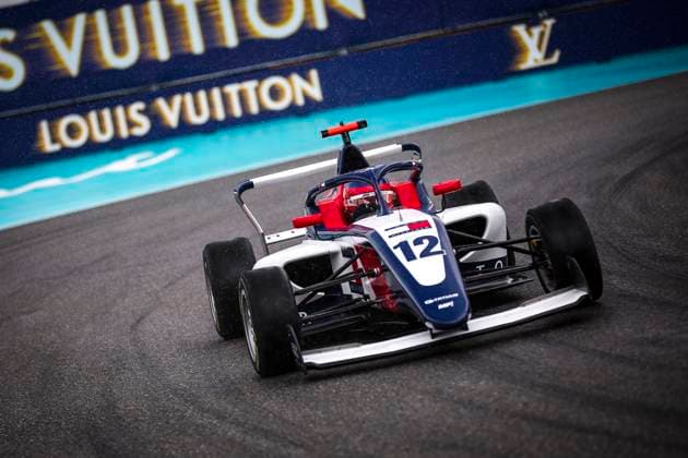 AUTO - F1 ACADEMY 2025 - MIAMI 12 HURUP LARSEN Alba (dnk), MP Motorsport, Tatuus F4-T421, action during the 3rd round of the 2025 F1 Academy Championship from May 2 to 4, 2025 on the Miami International Autodrome, in Miami Gardens, Florida, United States of America - Miami GardensUnited States  Copyright: xEricxAlonsox