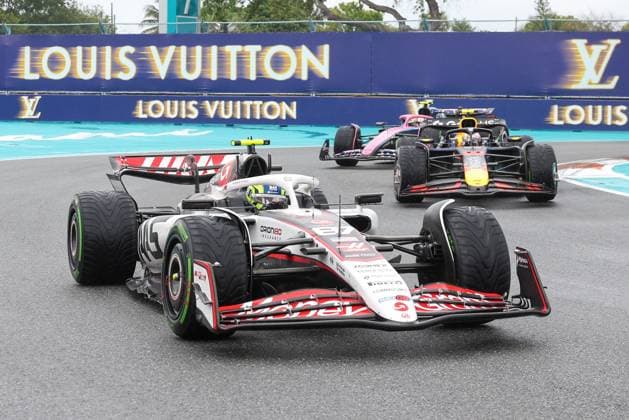 Oliver Bearman (MoneyGramm Haas), Grosser Preis von Miami, Motorsport, Herren, Formel 1, Sprint, 03.05.2025 Miami Florida USA