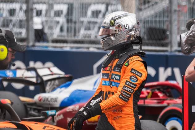 Lando Norris (McLaren Formula 1 Team, Großbritannien, 04) USA, Formel 1 Weltmeisterschaft, Crypto.com Miami Grand Prix, Miami International Autodrome, Saison 2025, 03.05.2025 USA, Formel 1 Weltmeisterschaft, Crypto.com Miami Grand Prix, Miami International Autodrome, Saison 2025, 03.05.2025 Miami Copyright: xEibner-Pressefotox EP_mbu