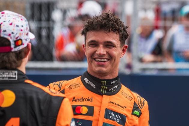 Lando Norris (McLaren Formula 1 Team, Großbritannien, 04) USA, Formel 1 Weltmeisterschaft, Crypto.com Miami Grand Prix, Miami International Autodrome, Saison 2025, 03.05.2025 USA, Formel 1 Weltmeisterschaft, Crypto.com Miami Grand Prix, Miami International Autodrome, Saison 2025, 03.05.2025 Miami Copyright: xEibner-Pressefotox EP_mbu