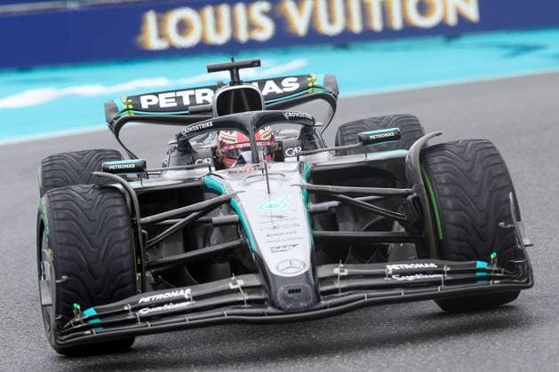 George Russell (Mercedes-AMG Petronas), Grosser Preis von Miami, Motorsport, Herren, Formel 1, Sprint, 03.05.2025 Miami Florida USA
