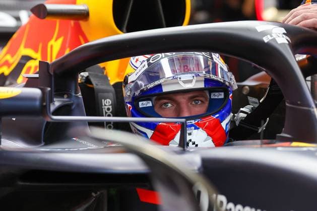 Max Verstappen (Oracle Red Bull Racing) in der Box vor dem Sprint, Grosser Preis von Miami, Motorsport, Herren, Formel 1, Sprint, 03.05.2025 Miami Florida USA