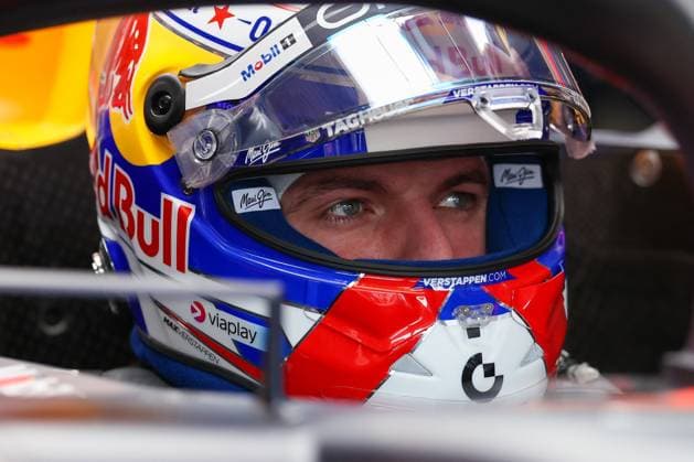 Max Verstappen (Oracle Red Bull Racing) in der Box vor dem Sprint, Grosser Preis von Miami, Motorsport, Herren, Formel 1, Sprint, 03.05.2025 Miami Florida USA