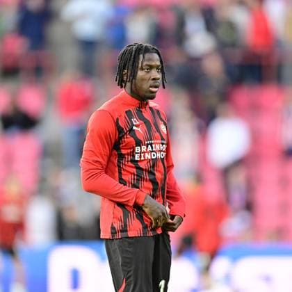 EINDHOVEN, 03-05-2025 , Philips Stadium, Dutch Eredivisie Football, season 2024 2025. PSV - Fortuna Sittard. PSV player Johan Bakayoko PSV - Fortuna Sittard  x29055233x Copyright: