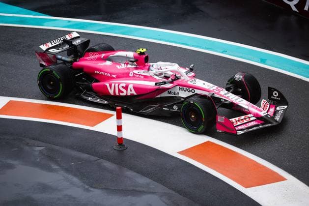 F1 - MIAMI GRAND PRIX 2025 30 LAWSON Liam (nzl), Visa Cash App RB F1 Team VCARB02 during the Formula 1 Crypto.com Miami Grand Prix 2025, 6th round of the 2025 FIA Formula One World Championship, WM, Weltmeisterschaft from May 2 to 4, 2025 on the Miami International Autodrome, in Miami Gardens, Florida, United States of America - Miami GardensUnited States  Copyright: xEricxAlonsox