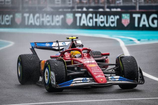 Lewis Hamilton (Scuderia Ferrari HP, Großbritannien, 44) USA, Formel 1 Weltmeisterschaft, Crypto.com Miami Grand Prix, Miami International Autodrome, Saison 2025, 03.05.2025 USA, Formel 1 Weltmeisterschaft, Crypto.com Miami Grand Prix, Miami International Autodrome, Saison 2025, 03.05.2025 Miami Copyright: xEibner-Pressefoto MaevaxBurillox EP_MBO
