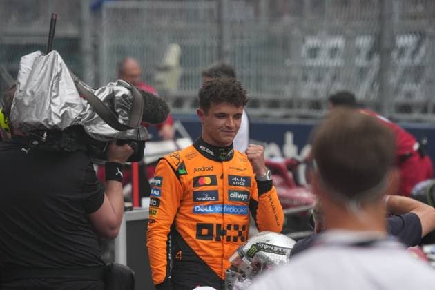 03.05.2025, Miami International Autodrome, Miami, Formula 1 Crypto.com Miami Grand Prix 2025 ,im Bild Sieger Lando Norris (GBR), McLaren F1 Team (Photo by Hasan Bratic DeFodi Images)