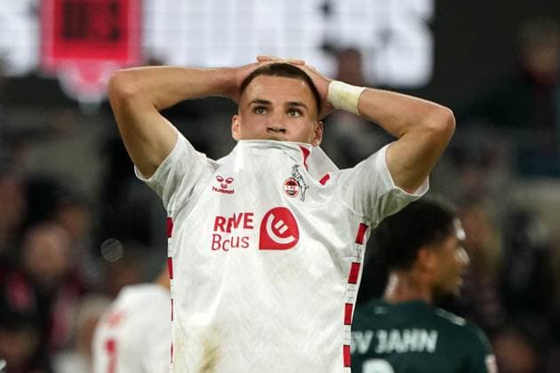 Fussball, 2.BL Saison 2024 2025, 1.FC Köln- SSV Jahn Regensburg 03.05.2025, Rheinenergie Köln tim lemperle FC Köln, Aktion, Einzelbild