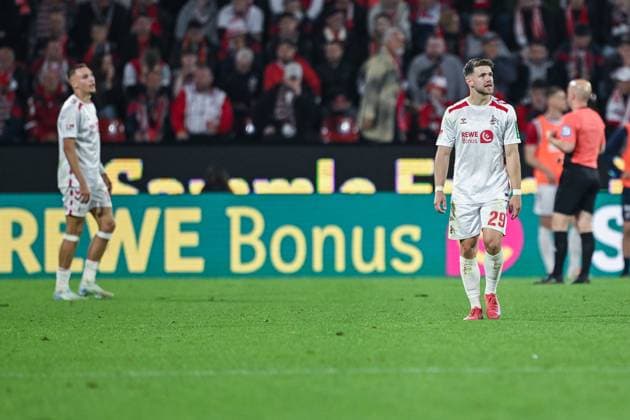 03.05.2025, Fussball, 2. Bundesliga, 32. Spieltag Saison 2024 2025, 1.FC Köln - Jahn Regensburg, Jan Uwe Thielmann (1. FC Köln) xRHR-FOTO TKx