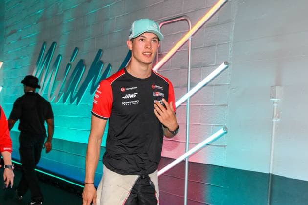 3rd May 2025; Miami International Autodrome, Miami, Florida, USA; Formula 1 Crypto.com Miami Grand Prix 2025; Sprint Race during Qualifying Day; MoneyGram Haas driver Oliver Bearman of United Kingdom in the paddock after the Sprint race.  ActionPlus12781899 DouglasxMurray