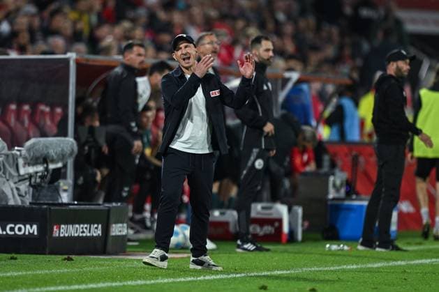 03.05.2025, Fussball, 2. Bundesliga, 32. Spieltag Saison 2024 2025, 1.FC Köln - Jahn Regensburg, Trainer Gerhard Struber (1. FC Köln) xRHR-FOTO TKx