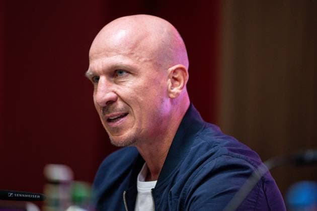 03.05.2025, Fussball, 2. Bundesliga, 32. Spieltag Saison 2024 2025, 1.FC Köln - Jahn Regensburg, Trainer Gerhard Struber (1. FC Köln) xRHR-FOTO TKx Copyright: RHR-FOTOx RHR-FOTO TK
