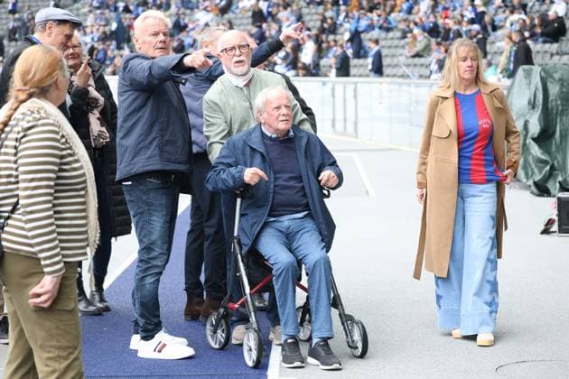 DEU, DFL, 2. FBL, Hertha BSC vs. Gruether Fuerth, 04.05.2025, Berliner Olympiastadion, Berlin, DEU, DFL, 2. FBL, Hertha BSC vs. Gruether Fuerth, im Bild Holger Brück, DFL - regulations prohibit any use of Photographs as image sequences and or quasi-video *** DEU, DFL, 2 FBL, Hertha BSC vs Gruether Fuerth, 04 05 2025, Berliner Olympiastadion, Berlin, DEU, DFL, 2 FBL, Hertha BSC vs Gruether Fuerth, im Bild Holger Brück, DFL regulations prohibit any use of Photographs as image sequences and or quasi video nordphotoxGmbHx xEngler nph00076