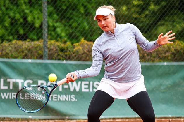 Duerst, Jenny SUI (LTTC Rot-Weiß ), 1. Bundesliga Damen: LTTC Rot-Weiß vs. GW Luitpoldpark München, Berlin, LTTC Rot-Weiß , 04.05.2025,