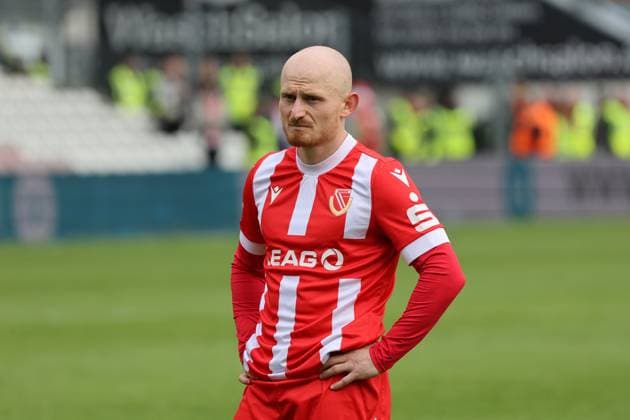 23 Maximilian Krauß (Energie Cottbus) enttäuscht nach der Niederlage Fussball 3. Liga 2024 2025 FC Energie Cottbus - SV Waldhof Mannheim