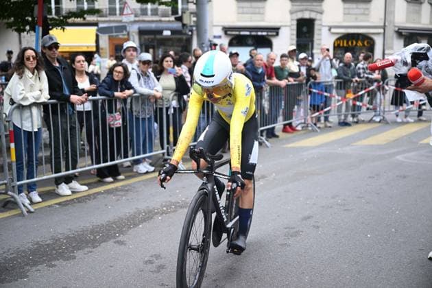 04-05-2025 Tour De Romandie; Tappa 05 Geneve; 2025, Bahrain - Victorious; Martinez, Lenny; Geneve; 