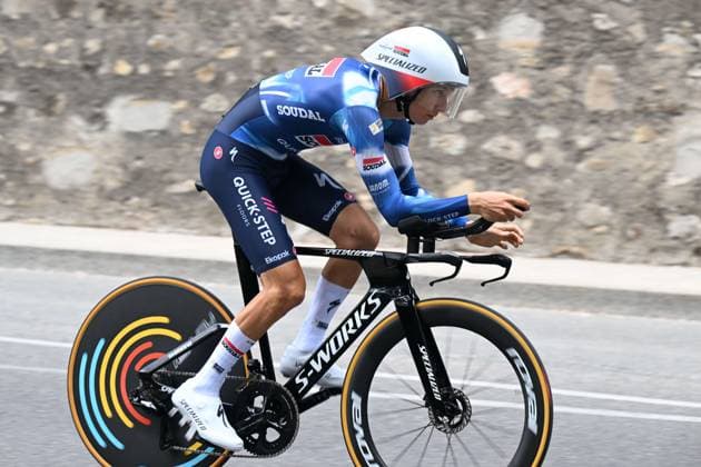 04-05-2025 Tour De Romandie; Tappa 05 Geneve; 2025, Soudal - Quick Step; Vansevenant, Mauri; Geneve; 
