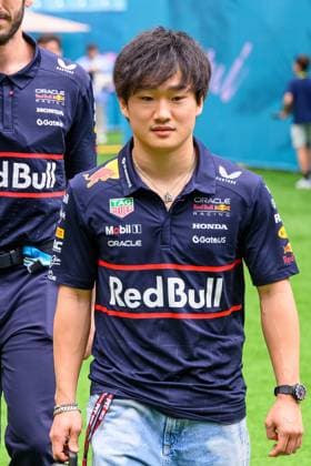 4th May 2025; Miami International Autodrome, Miami, Florida, USA; Formula 1 Crypto.com Miami Grand Prix 2025; Race Day; Oracle Red Bull Racing Yuki Tsunoda of Japan walks in the Team Village.  ActionPlus12782403 DouglasxMurray