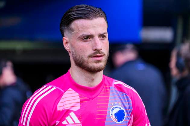 Championship game Superliga Brodnby IF vs FC Kobenhavn 04 05 2025 41 FCK Diant Ramaj keeper Championship game Superliga Brodnby IF vs FC Kobenhavn 04 05 2025 Brondby, Denmark 4 May, 2025 UK Superliga Brondby IF vs FC Copenhagen Brondby Stadium, Brondby, Denmark Brondby Brondby Stadion Denmark Copyright: xMichaelxBarrettxBoesenx