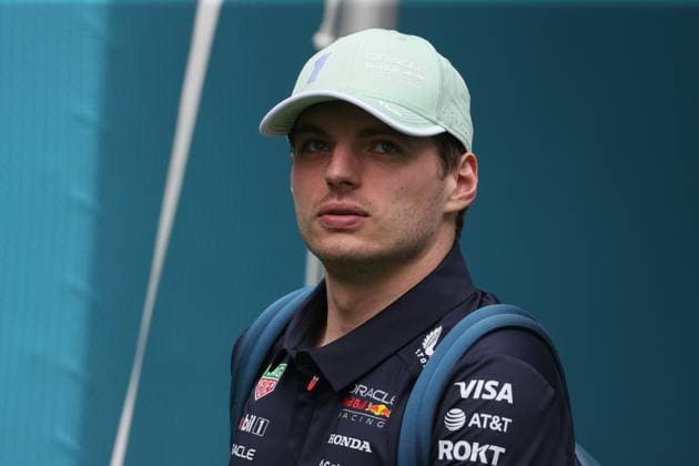 F1 Grand Prix Of Miami - Race Day Arrivals Max Verstappen arrives at the Miami International Autodrome in Miami, Florida, for the Formula 1 Crypto.com Miami Grand Prix. Miami, Florida Florida United States  Copyright: xReginaldxMathalonex originalFilename:mathalone-notitle250504_npbg3.jpg