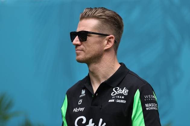 F1 Grand Prix Of Miami - Race Day Arrivals Niko Hulkenberg arrives at the Miami International Autodrome in Miami, Florida, for the Formula 1 Crypto.com Miami Grand Prix. Miami, Florida Florida United States  Copyright: xReginaldxMathalonex originalFilename:mathalone-notitle250504_npVn6.jpg