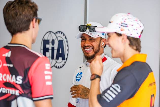 F1 - MIAMI GRAND PRIX 2025 HAMILTON Lewis (gbr), Scuderia Ferrari SF-25, portrait during the Formula 1 Crypto.com Miami Grand Prix 2025, 6th round of the 2025 FIA Formula One World Championship, WM, Weltmeisterschaft from May 2 to 4, 2025 on the Miami International Autodrome, in Miami Gardens, Florida, United States of America - Miami GardensUnited States  Copyright: xEricxAlonsox