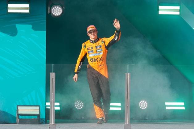 Winner, Sieger, Oscar Piastri (McLaren Formula 1 Team), Grosser Preis von Miami, Motorsport, Herren, Formel 1, Rennen, 04.05.2025 Miami Florida USA