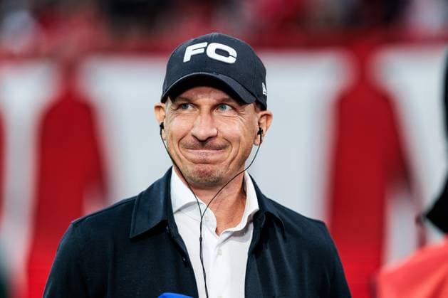 2. Fußball Bundesliga: 1. FC Köln - SSV Jahn Regensburg; 03.05.2025 Gerhard Struber (Trainer 1. FC Köln) im Sky Interview 2. Fußball Bundesliga, 1. FC Köln - SSV Jahn Regensburg, Köln, Rheinenergiestadion am 03.05.2025 DFL REGULATIONS PROHIBIT ANY USE OF PHOTOGRAPHS AS IMAGE SEQUENCES AND OR QUASI-VIDEO. Copyright: xBEAUTIFULxSPORTS Wunderlx