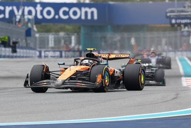 Lando Norris (McLaren Formula 1 Team), Grosser Preis von Miami, Motorsport, Herren, Formel 1, Rennen, 04.05.2025 Miami Florida USA