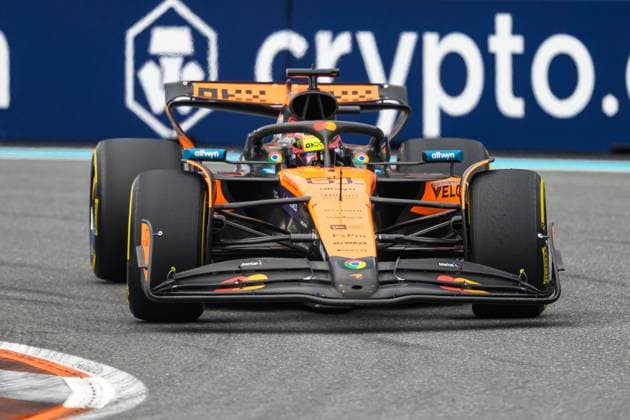 4th May 2025; Miami International Autodrome, Miami, Florida, USA; Formula 1 Crypto.com Miami Grand Prix 2025; Race Day; Oscar Piastri of Australia driving the number 81 McLaren.  ActionPlus12782978 DouglasxMurray