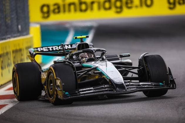F1 - MIAMI GRAND PRIX 2025 12 KIMI ANTONELLI Andrea (ita), Mercedes AMG F1 Team W16, action during the Formula 1 Crypto.com Miami Grand Prix 2025, 6th round of the 2025 FIA Formula One World Championship, WM, Weltmeisterschaft from May 2 to 4, 2025 on the Miami International Autodrome, in Miami Gardens, Florida, United States of America - Miami GardensUnited States  Copyright: xEricxAlonsox