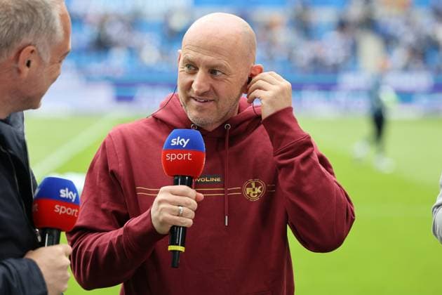 04.05.2025, Fussball, Herren, 2. Bundesliga, Saison 2024 2025, Karlsruher SC - 1. FC Kaiserslautern, Trainer Torsten Lieberknecht (1. FC Kaiserslautern) Karlsruhe BBBank Wildpark Baden-Württemberg Deutschland (DE)