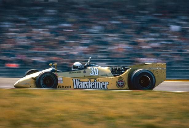Archivbilder der Woche SPORT KW19 F1 ARCHIVE - SAISON 1979 30 Mass Jochen (ger), Warsteiner Arrows Racing Team, Arrows-Ford A2, action during the German Grand Prix 1979, 10th round of the FIA Formula 1 World Championship, WM, Weltmeisterschaft on the Hockenheimring, from July 27 to 29, 1979 in Hockenheim, Germnay - HockenheimGermany  Copyright: xDPPIxF1x