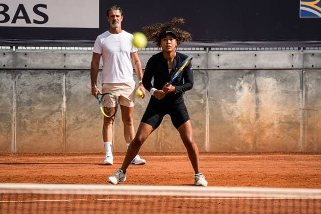 TENNIS : Open de Rome - 06 05 2025 May 6th, 2025 - Naomi Osaka from Japan during her practice session in Rome.  Copyright: xTRISTANx